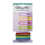 Hair Elastic Band and Clips, 10 piece Hair Elastic Band and Clips, 10 piece